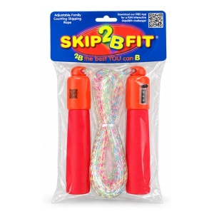Skip2Bfit Red Digital Skipping Rope