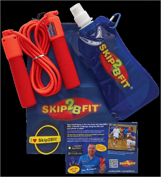 Skip2bfit Fit Pack with Red Rope