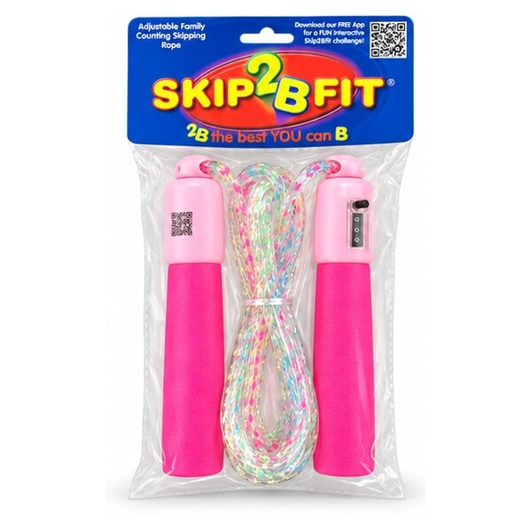 Skip2Bfit Pink Original Digital Skipping Rope